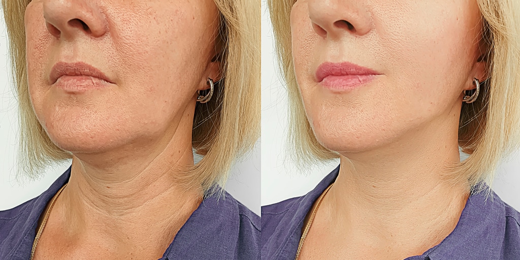 As a result of thread lifting, sagging skin can also be plumped out, making wrinkles and lines less visible.